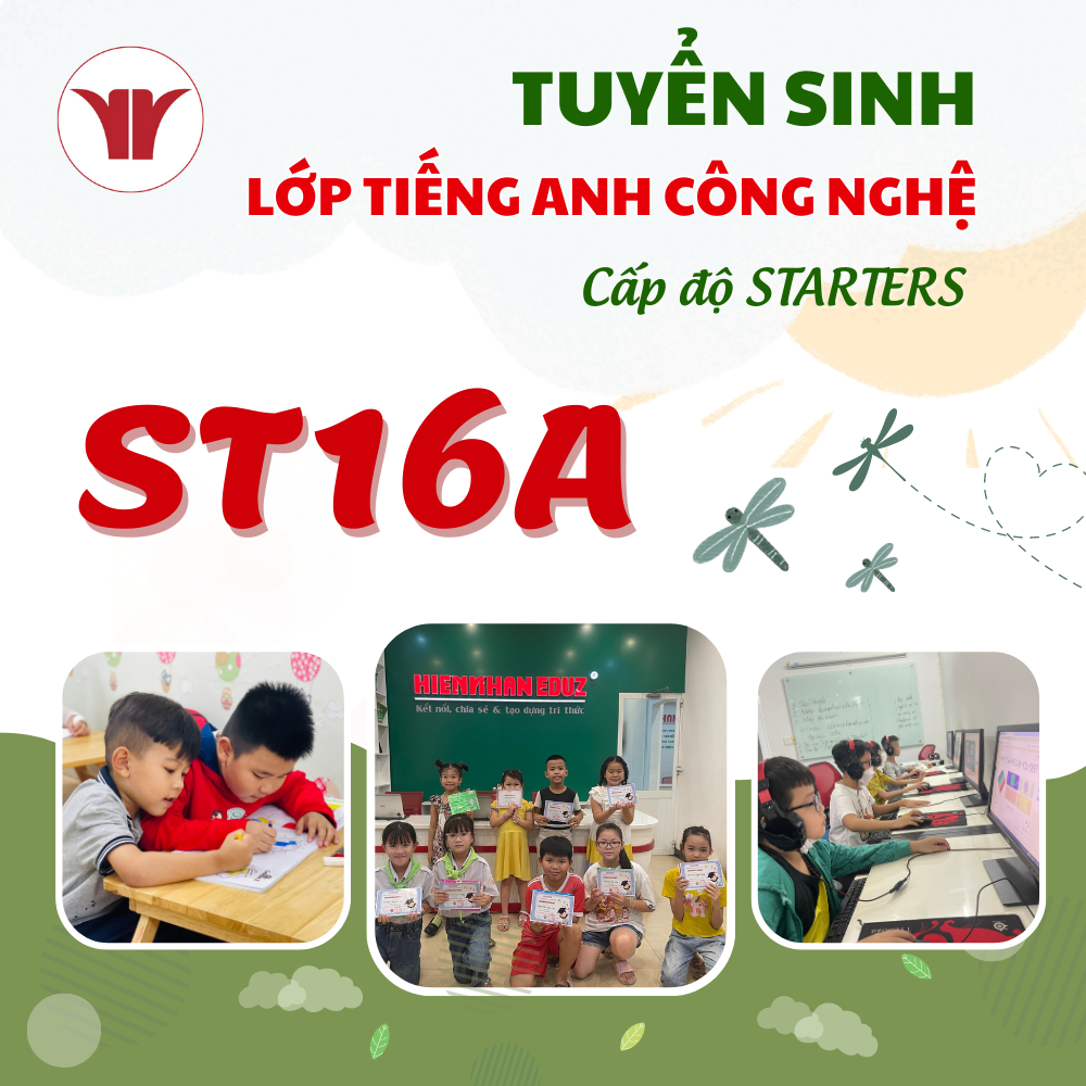 Chiêu sinh lớp TACN Thiếu nhi ST16A